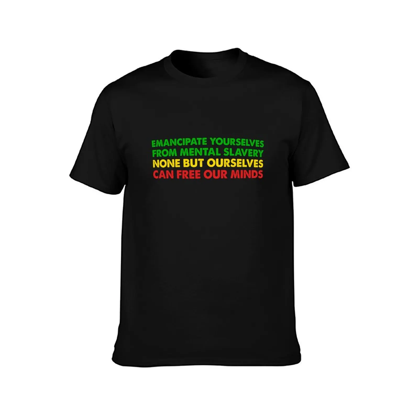 Redemption Song T-Shirt Active Wear Sports for Men T-Shirt