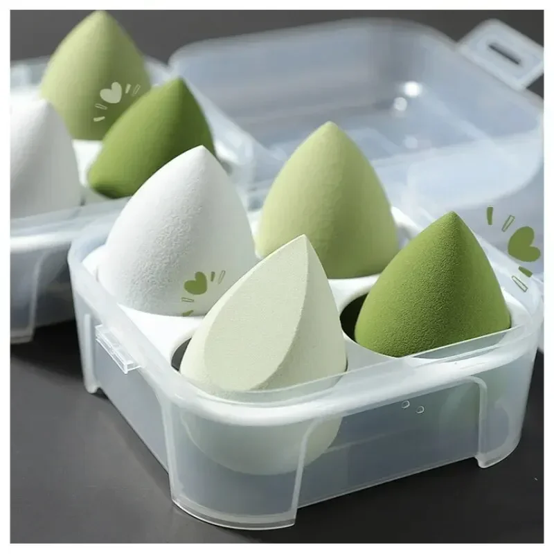 4PCS Seamless Beauty Eggs Set Prevents Bacteria Buildup Create A Flawless Makeup Look Beauty Egg Case for girls