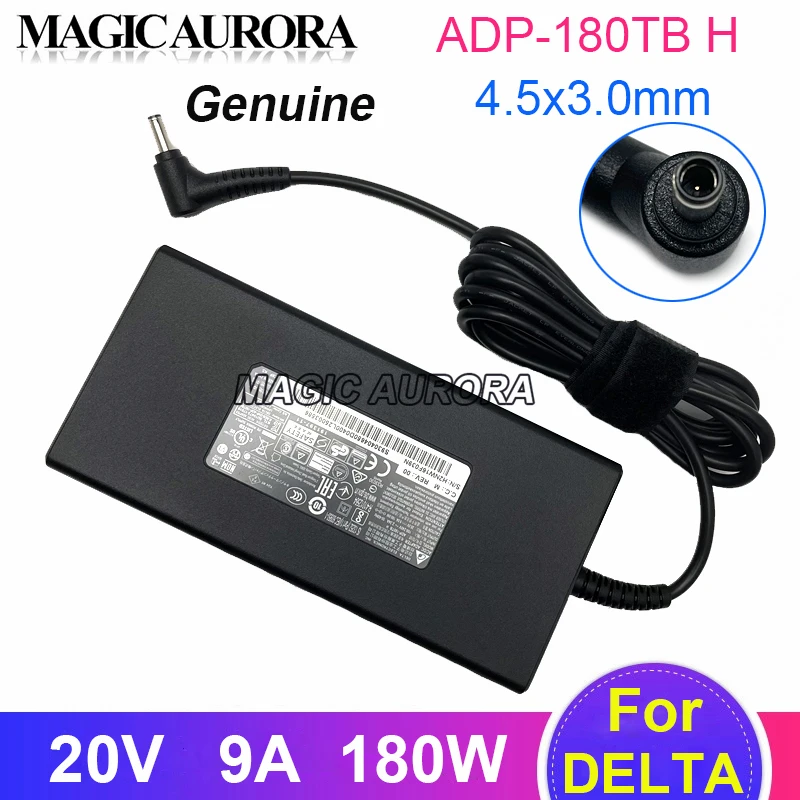 

Genuine ADP-180TB H Power Adapter 20V 9A 180W 4.5x3.0mm For MSI GF75 THIN 10UEK-068TW GF75 10UEK-046XRU MS-17FS Laptop Adapter