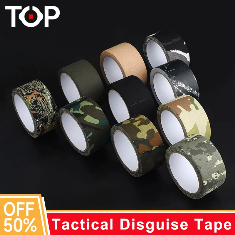 

WADSN Tactical Camouflage Disguise Tape Hunting Rifle M4 AR15 Riflescope Stealth Camo Tape Waterproof rGun Accessories