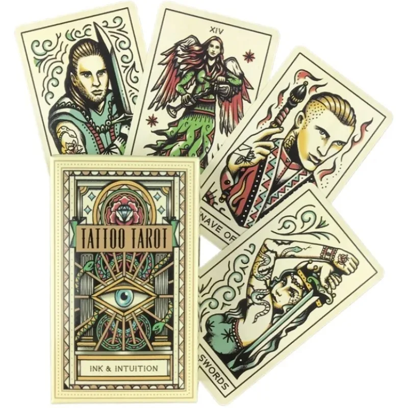 Tattoo Tarot: Ink & Intuition Cards Gaining A Fascinating Insight into What lies ahead and a fresh perspective Board Game