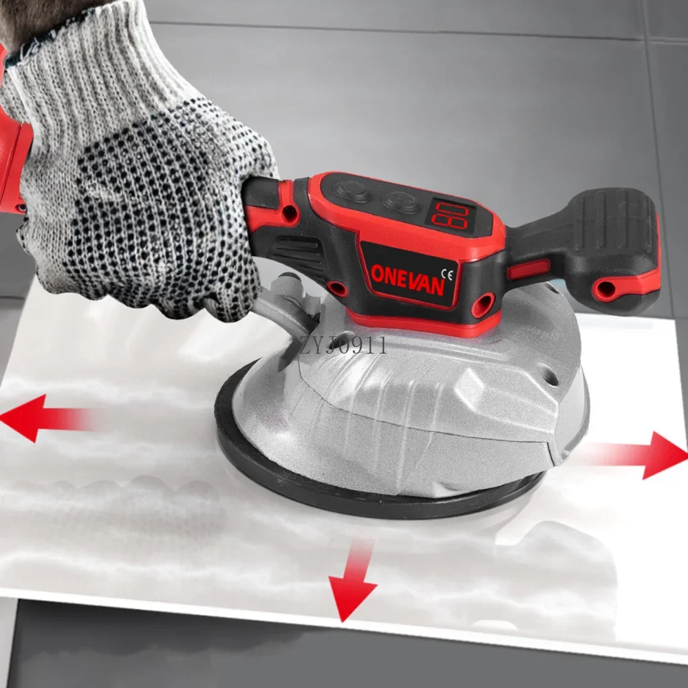 200 كجم 8 التروس آلة بلاط البلاط الكهربائية بلاط أرضيات الحائط وضع تهتز أداة بلاط رصف جهاز لبطارية ماكيتا 18 فولت