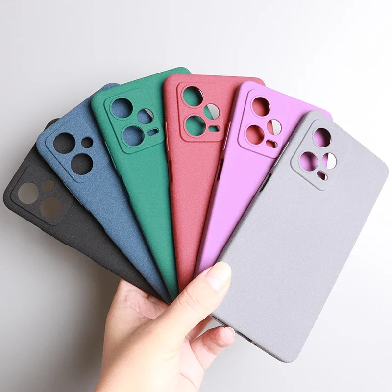 for Xiaomi POCO X6 X5 Pro F5 5G M6 C65 Case Sand Matte Soft Silicone Full Protect Anti-slip Cover Shockproof Phone Shell Fundas