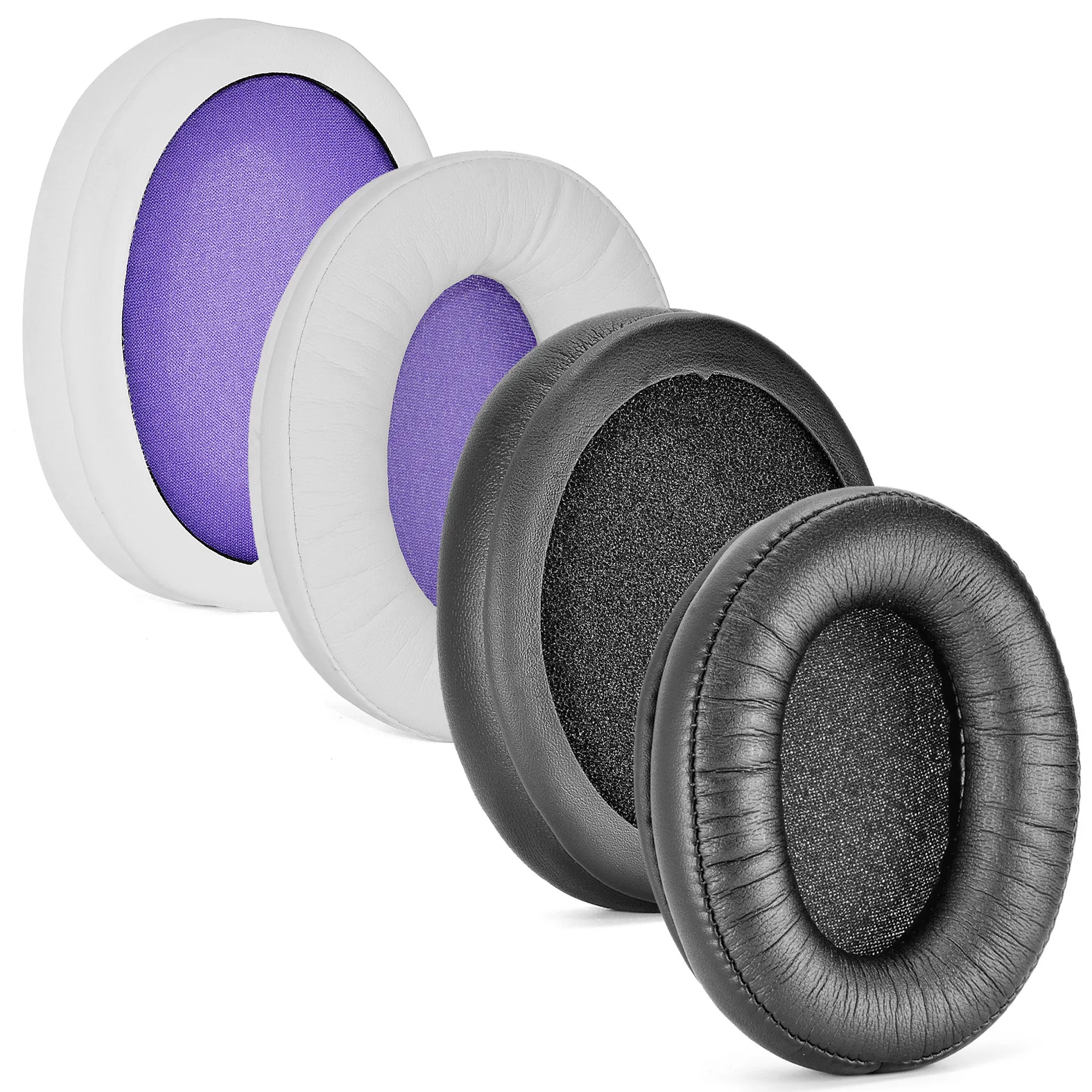 NUNUVV Replacement Protein Leather Ear Pads Cushion Cover Earpads For SteelSeries Arctis 1 3 5 7 9 PRO Headset repair parts