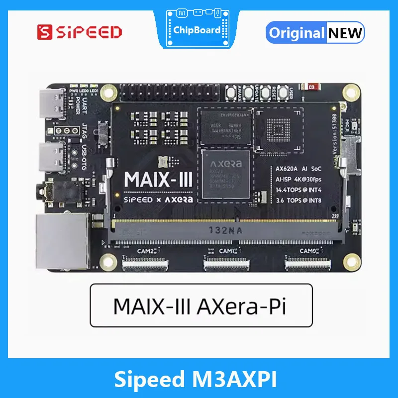 Sipeed M3AXPI Artificial Intelligence Vision AI ISP Low-light Night Vision developed by Aixinpai Linux