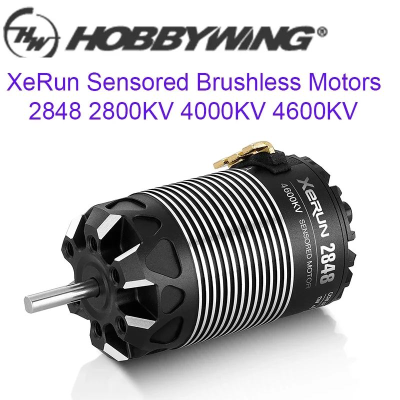 

HOBBYWING XeRun 2848 2800KV 4000KV 4600KV Sensored Brushless Motors for 1/12 1/14 RC On-Road Racing Off-Road Car Accessories