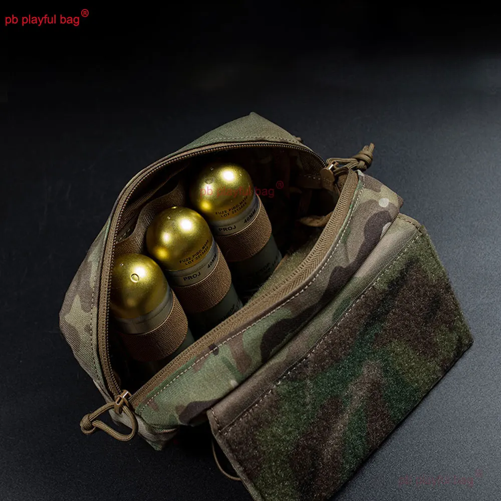 Tactical Vest MK4 Chest Hanging Bag Elastic Storage Tool Partition Outdoor Sports Equipment 40mm Toy Accessories QG562