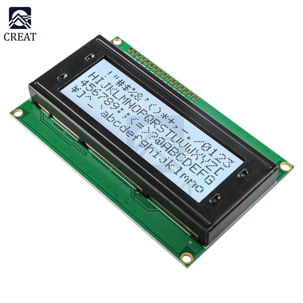 2004LCD 5V Lcd Display Module LCM2004A SPLC780D Controller 20X4 Iic I2C Interface Scherm Karakter Wit