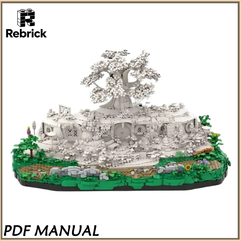 

MOC Rivendell Expansion Bricks Fit for 10316 Building Blocks Elven Architecture Add On Parts Set