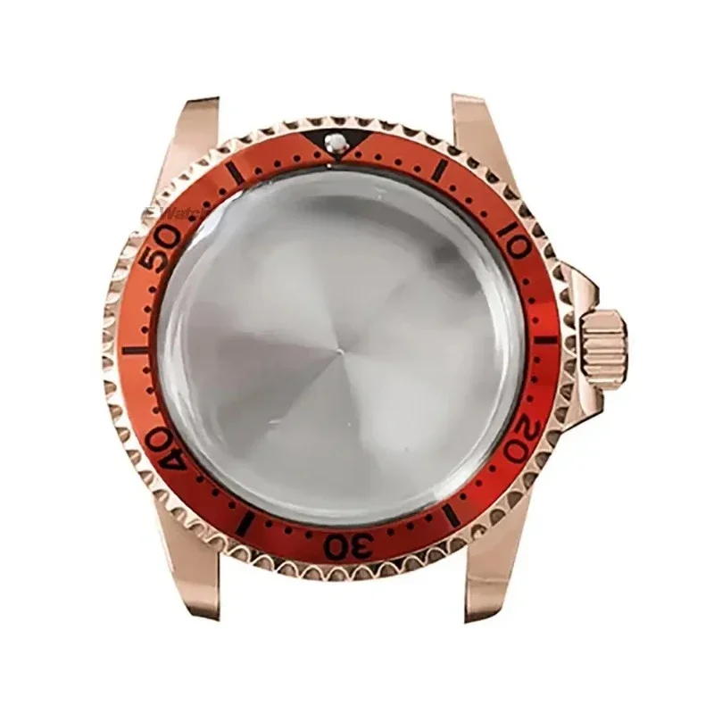 39.5 มม.สแตนเลส PVD ชุบกรณีนาฬิกา Vintage แบบสองทิศทางการหมุนสําหรับ SUB GMT NH35/36 การเคลื่อนไหวอุปกรณ์เสริมอะไหล่