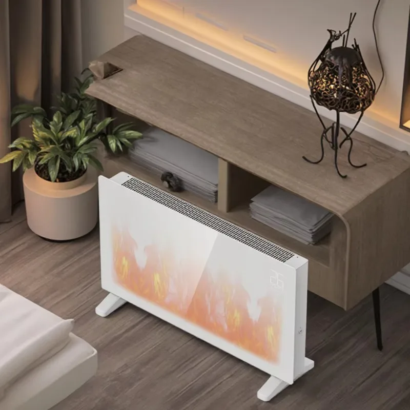 

【Best-selling】China Glass Indoor Heated LED Electric Heater Fireplace With Wall Mount And Modern Design