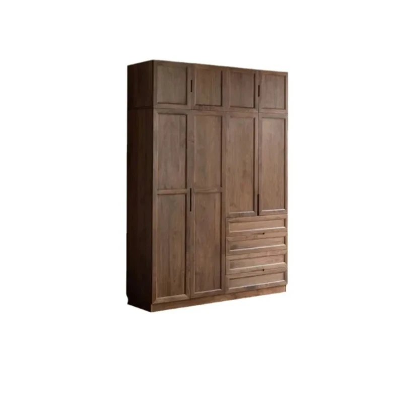 

Large Wardrobe, Log Wood, Solid Wood, Customizable, Closet, Multi-functional, Suitable for Living Room Bedroom Cloakroom