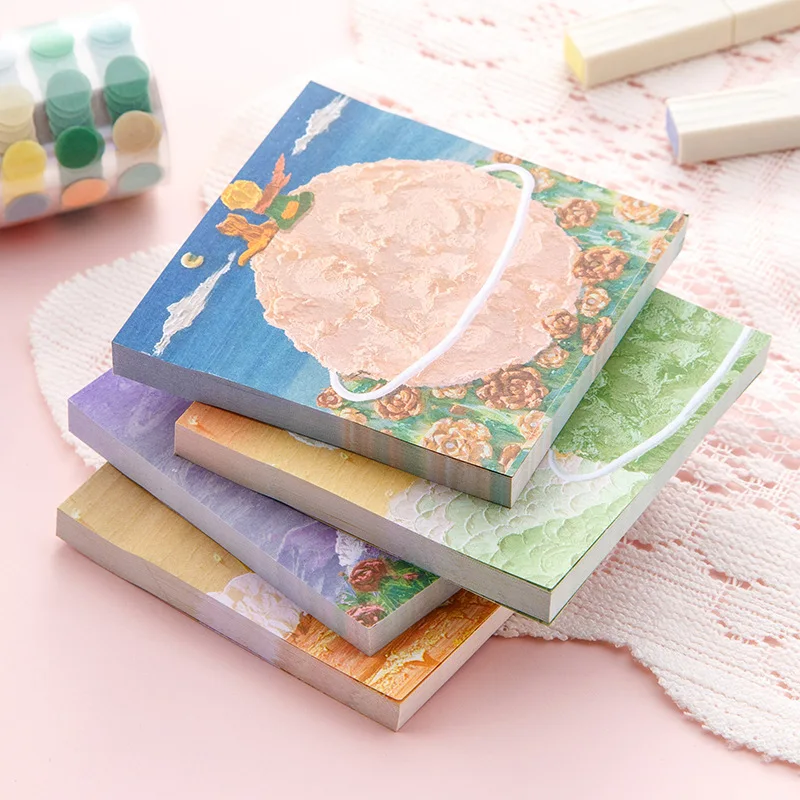 24 pcs/lot Creative Little Prince Memo Pad Note Cute N Times Stationery Label Notepad Post Office School Supplies