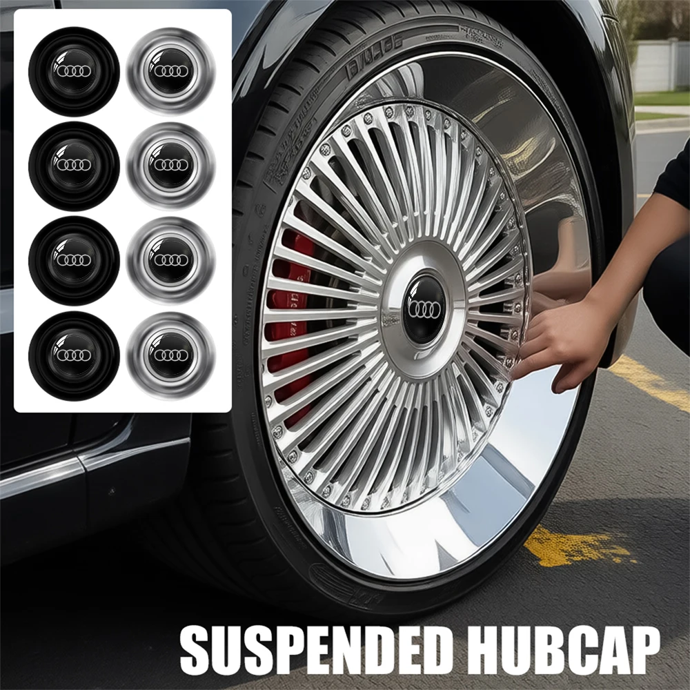 

4PCS Car Wheel Center Hubcaps For Audi A6 C6 A4 B7 A5 B8 A3 A1 Sline C5 Q3 8P 8V Q5 B7 B6 Q7 A7 A8 S3 Q6 RS S4 Q4 B9 B5 B3 B4 8L