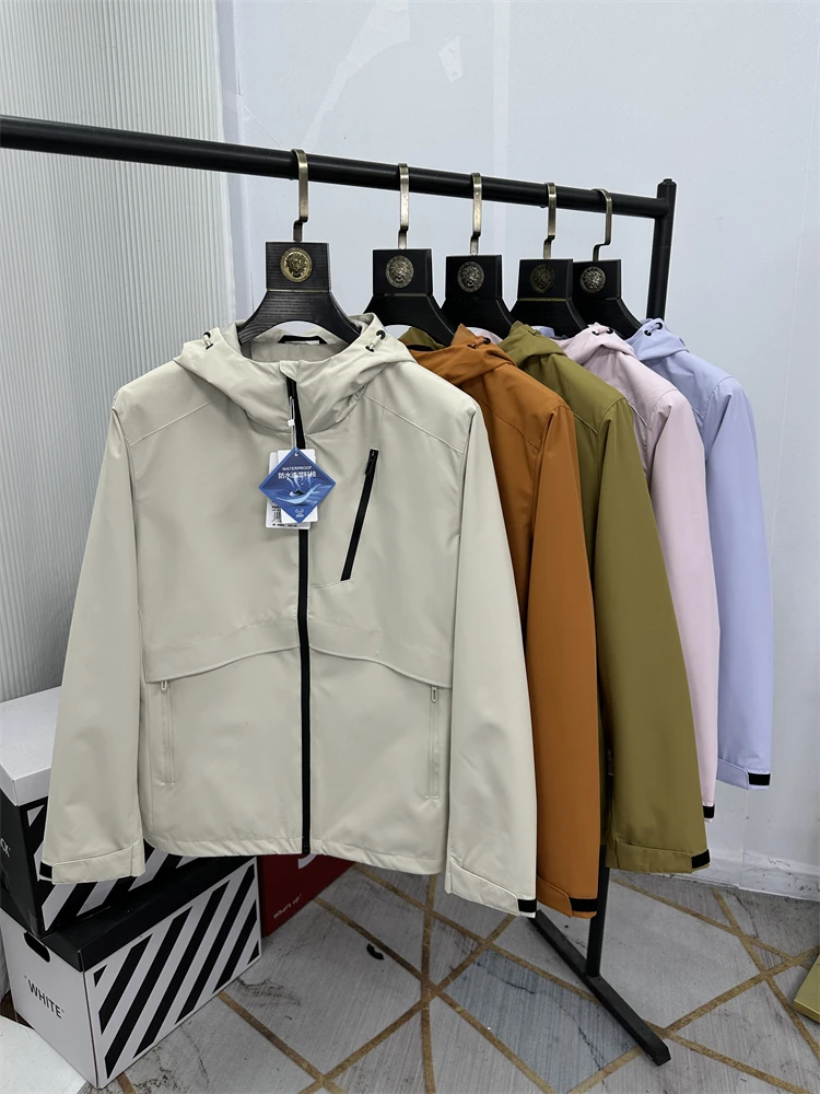 

Новая весенняя ветрозащитная куртка для активного отдыха, удобная, дышащая, с капюшоном, для пар, модная, городская, стильная