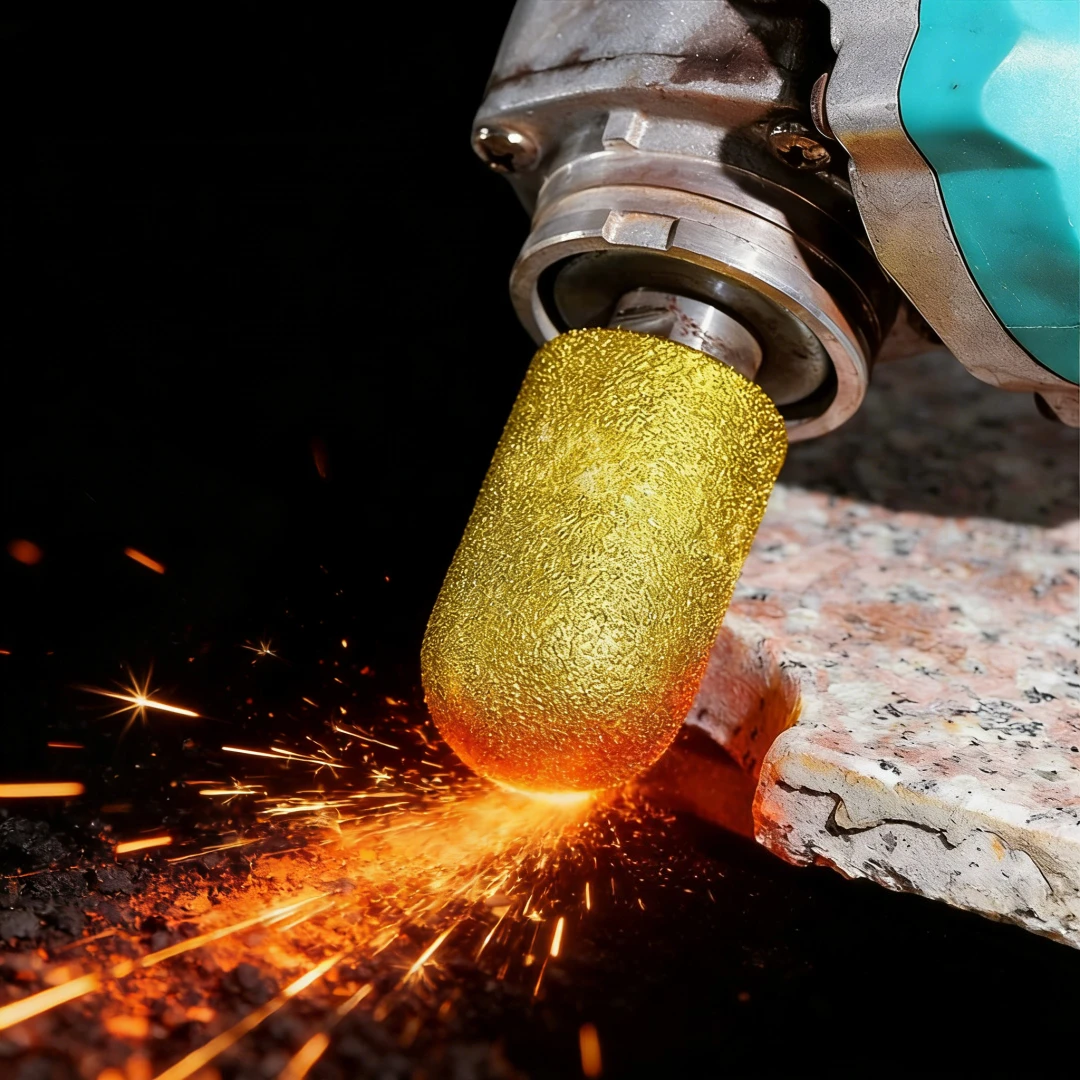 

M10 Diamond Brazed Grinding Wheel Finger Bit Rotary Stone Dressing Tool For Quartz Marble Granite Shaping Abrasive Head