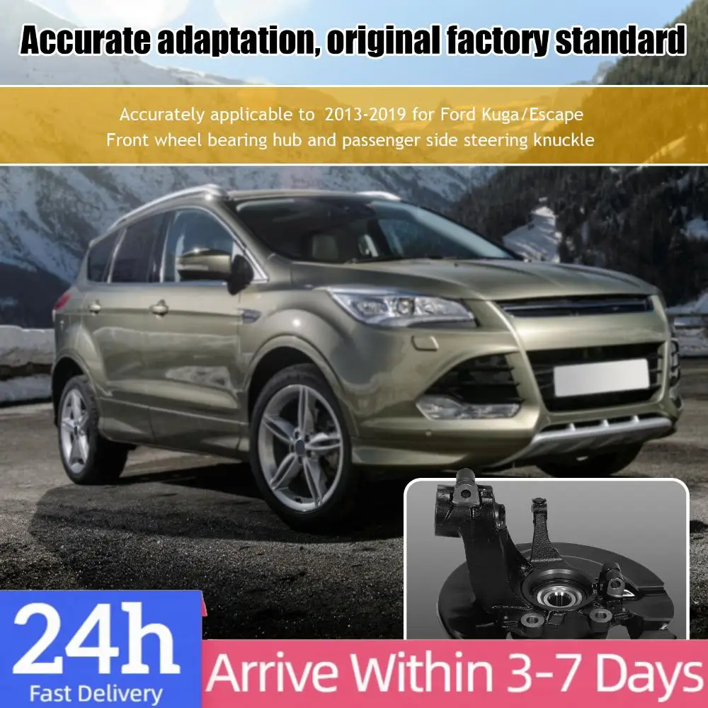 

Передний правый поворотный кулак с ступицей колеса для Ford Escape Kuga 2013-2019 (сторона пассажира) CV6Z2K004C CV6Z3K185B GV6Z1104A