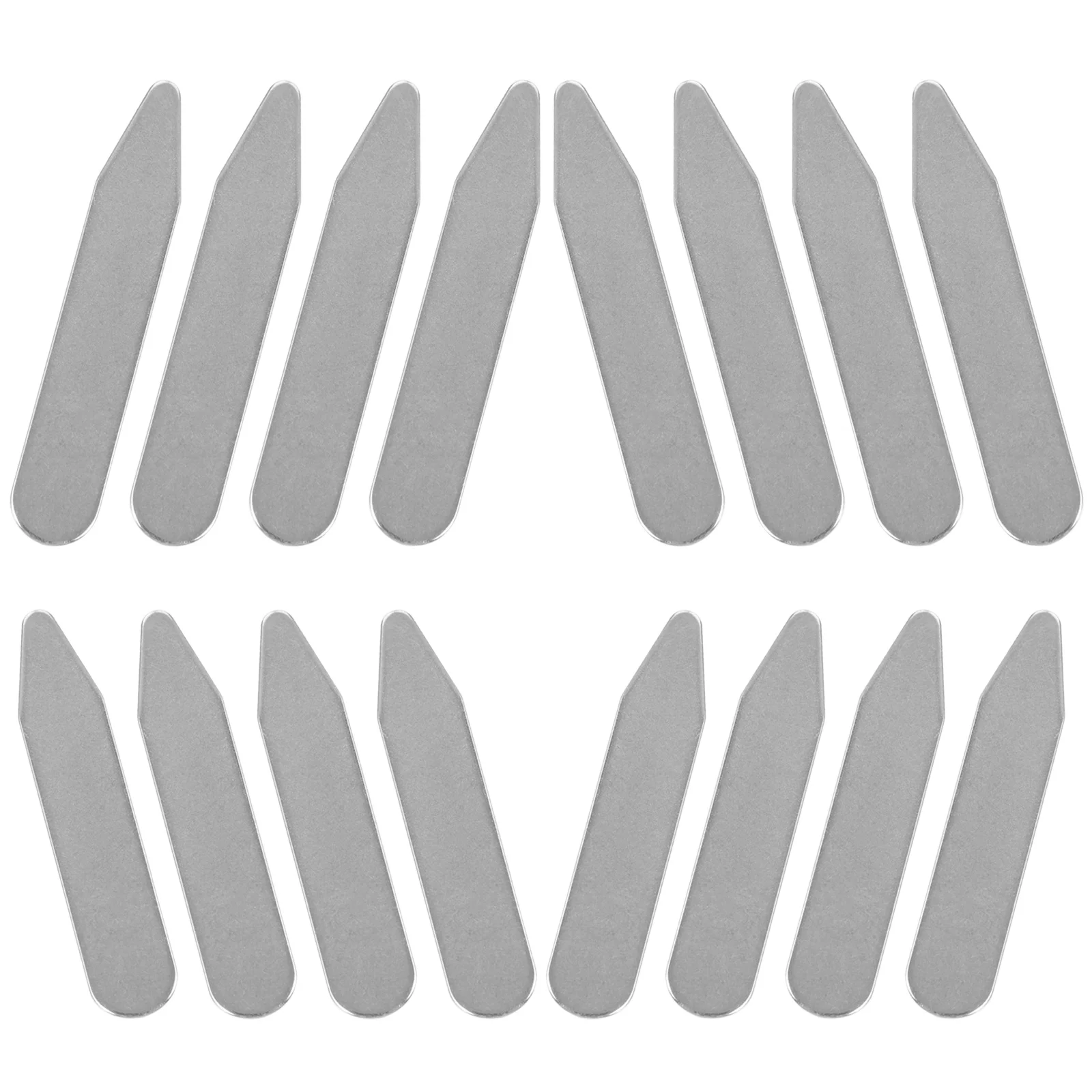 16 szt. Podpórki do kołnierzyka koszuli, wkładki do kołnierzyka męskiego garnituru, trwałe, uniwersalne, do stroju formalnego, łatwe w montażu.