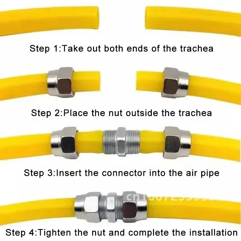 10/50/200 PCS PU PG Copper Plated Nickel Pneumatic Air Quick Connector for Hose Tubes - OD 4mm to 16mm - Fast Joint Connection