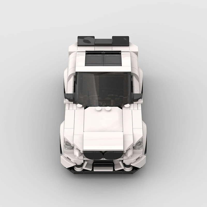 Giocattolo modello di assemblaggio di blocchi di auto super sportive MOC, assemblaggio di modelli di auto fai-da-te, da collezione per la decorazione domestica, regalo di compleanno