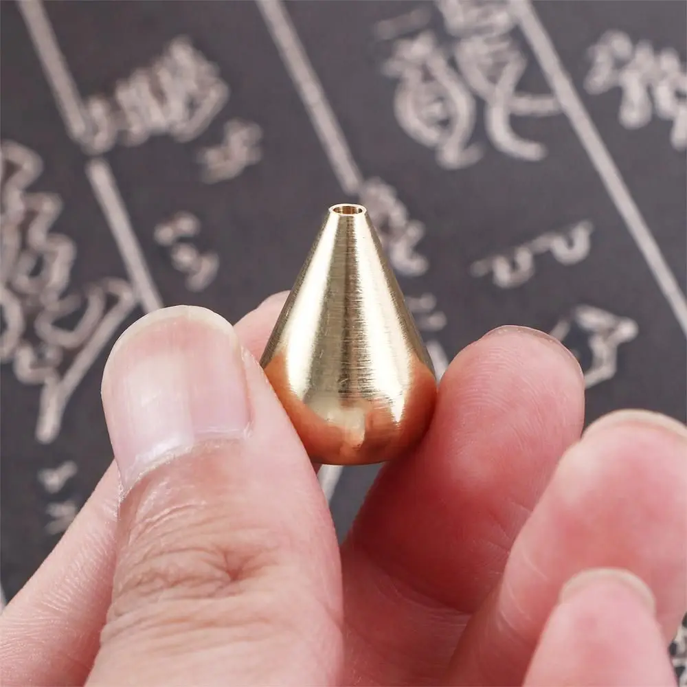 

Anti-oxidation Water Drop Shape Buddhism Craft Metal Incense Stick Holder Sandalwood Coil Base Home Decoration Incense Base