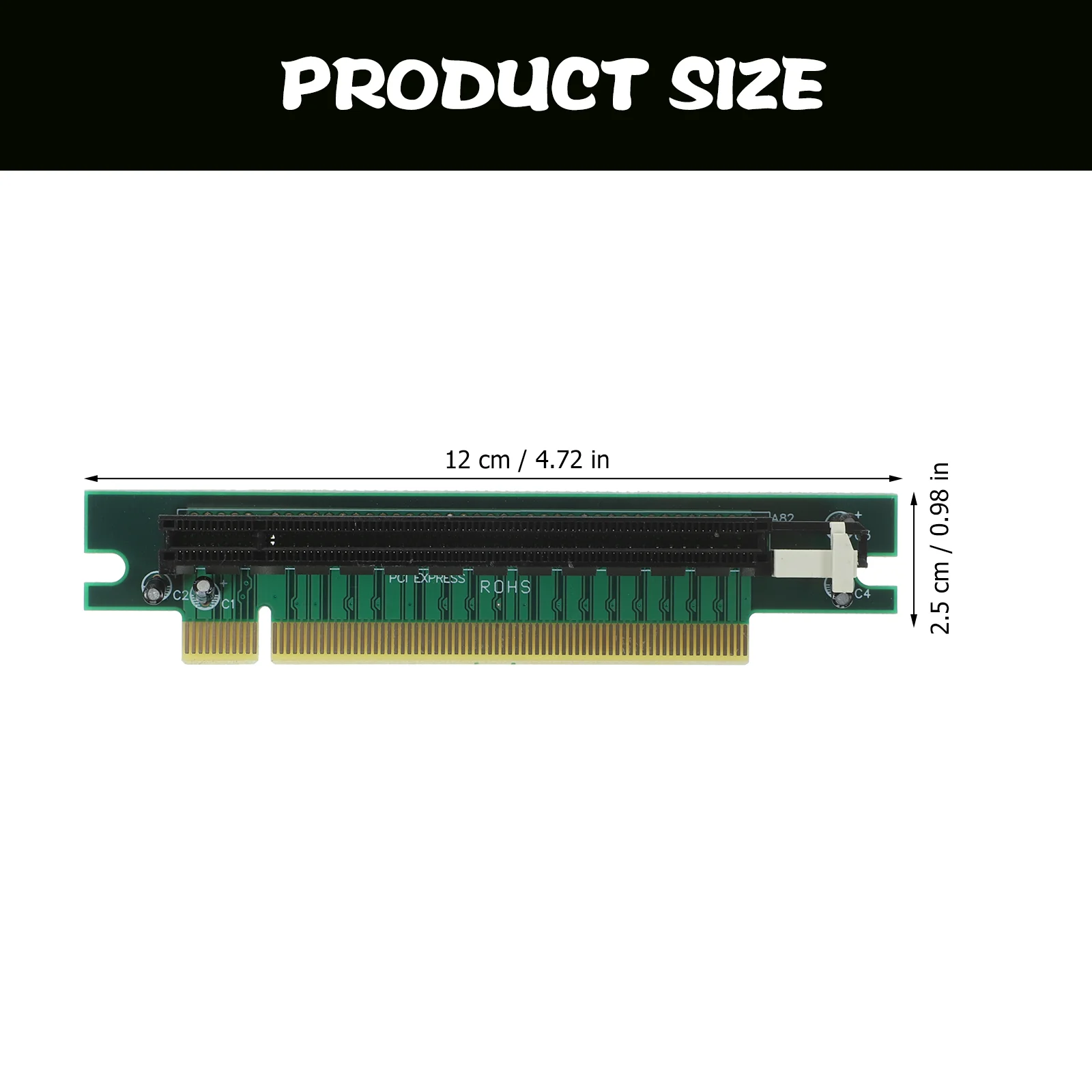Tarjeta adaptadora Pci-e 164p para gráficos 1x a 16x extensor accesorios de computadora extensión PCIE Express GPU Riser