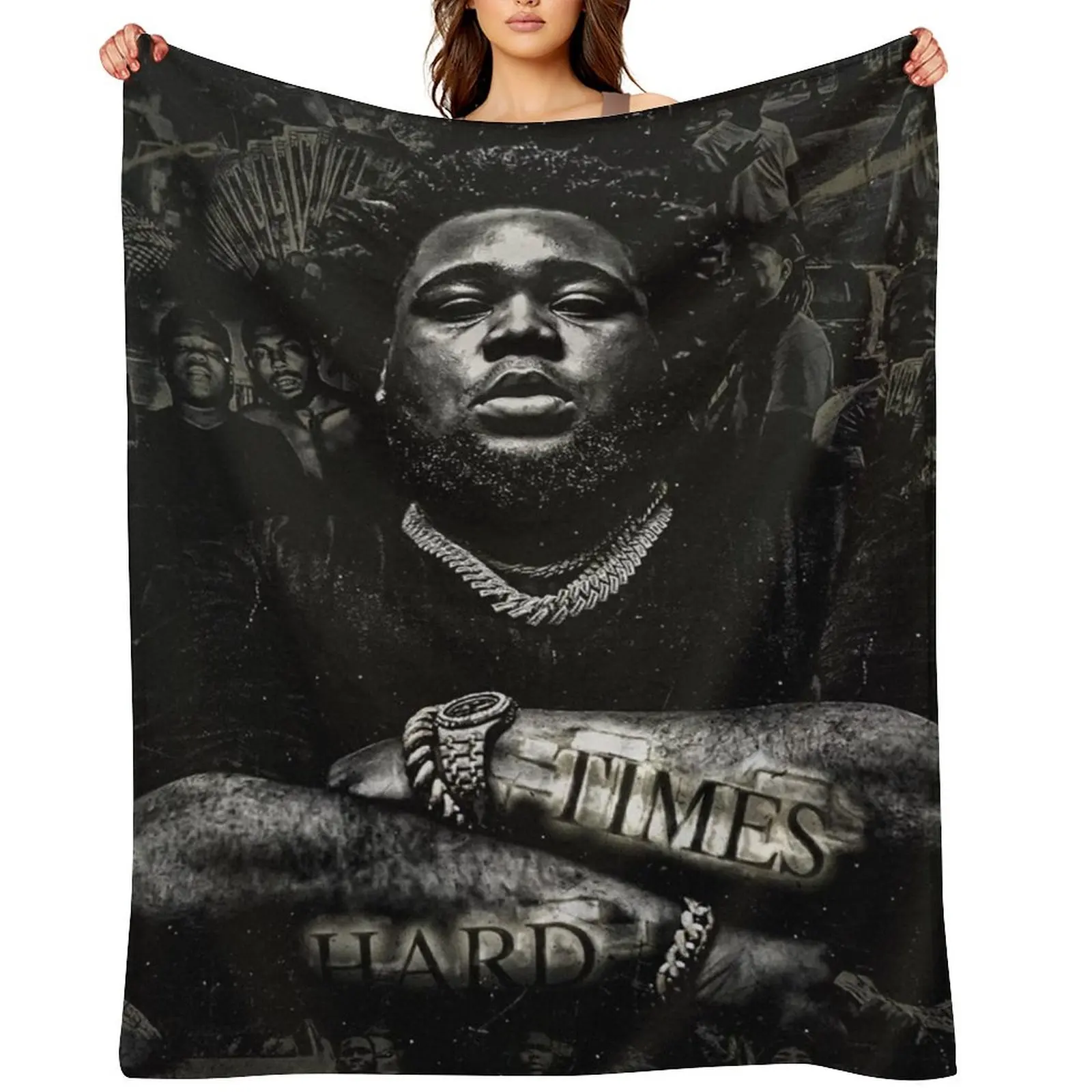 

ROD WAVE ROD WAVE Throw Blanket for sofa Polar Hairys Vintage Blankets