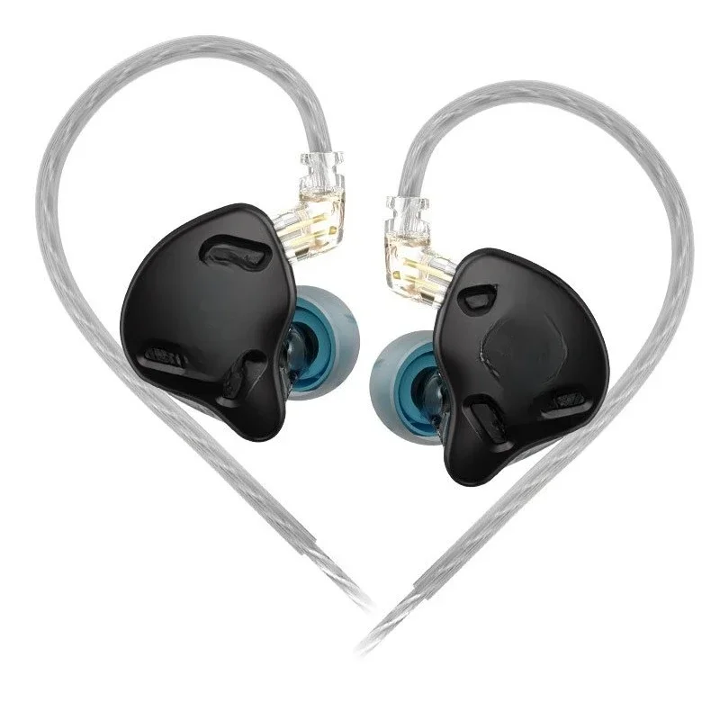 

ZNA circle iron earphones, moving iron HIFI in-ear earphones, wire-controlled with microphone, universal for mobile phones