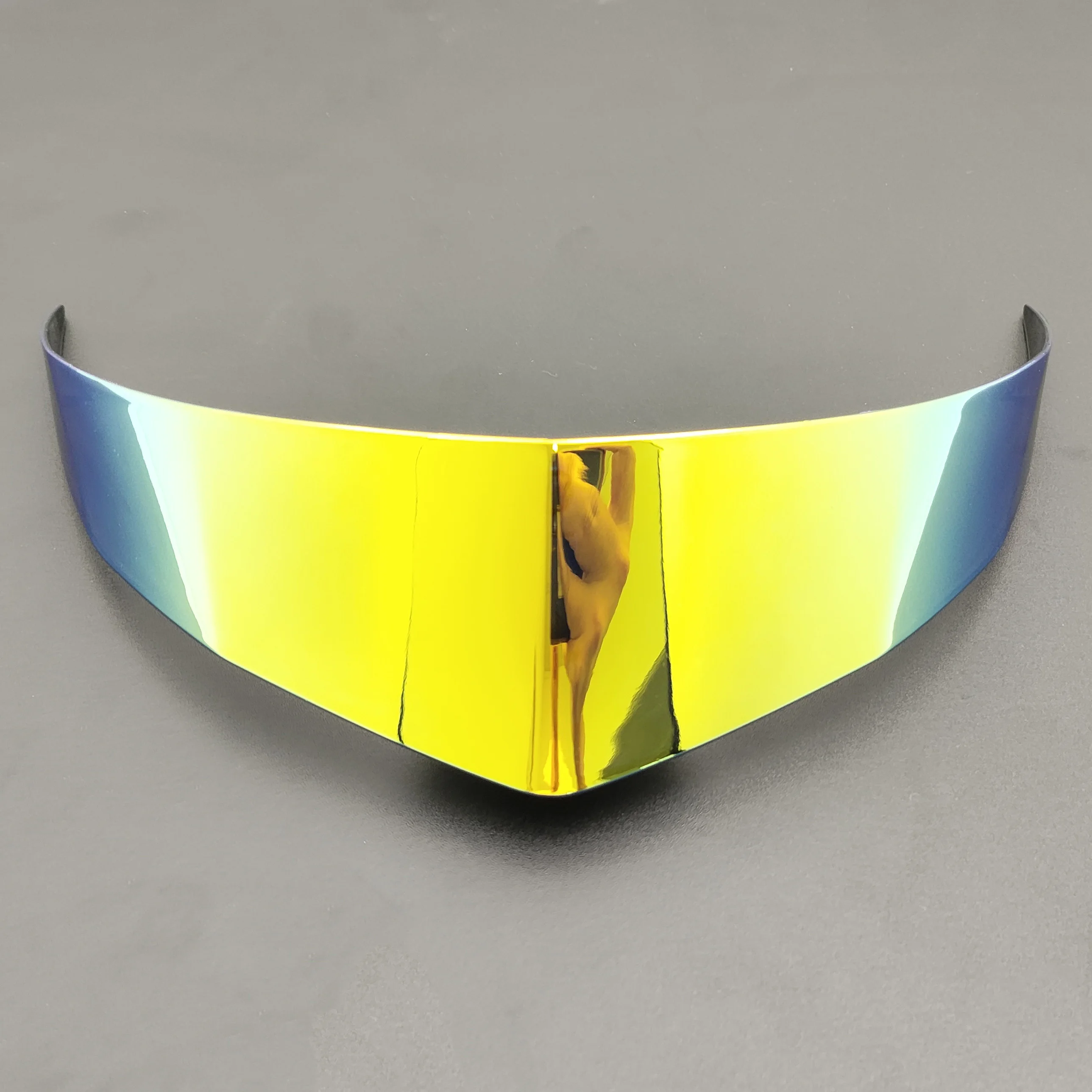 KYT TT Helmet Rear Wing Spoiler Kit - Large Aerodynamic Tail Extension, Multicolor Motorcycle Helmet Accessory