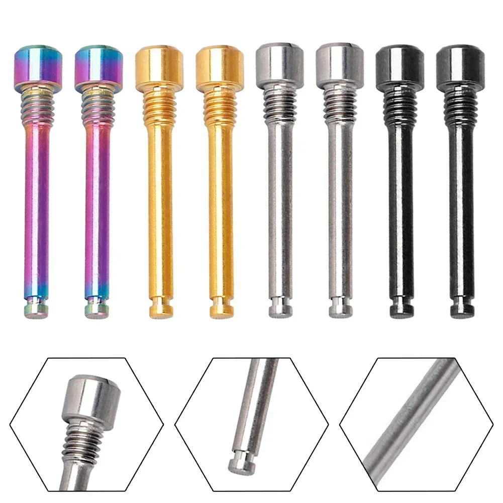 2PCS Bolt Bicycle Disc Tool Kit Multi Tool Brake Titanium Alloy Bolt Threaded Pin Inserts Screw For-SRAM-Avid Cycling Parts