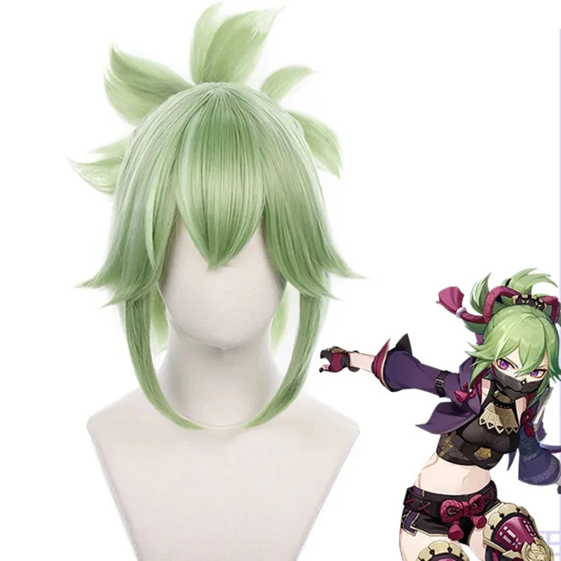 5;e,8\v,5/Anime Genshin Impact Kuki Shinobu Cosplay Costumes Women Halloween Clothese;5'b\7/m' view 6