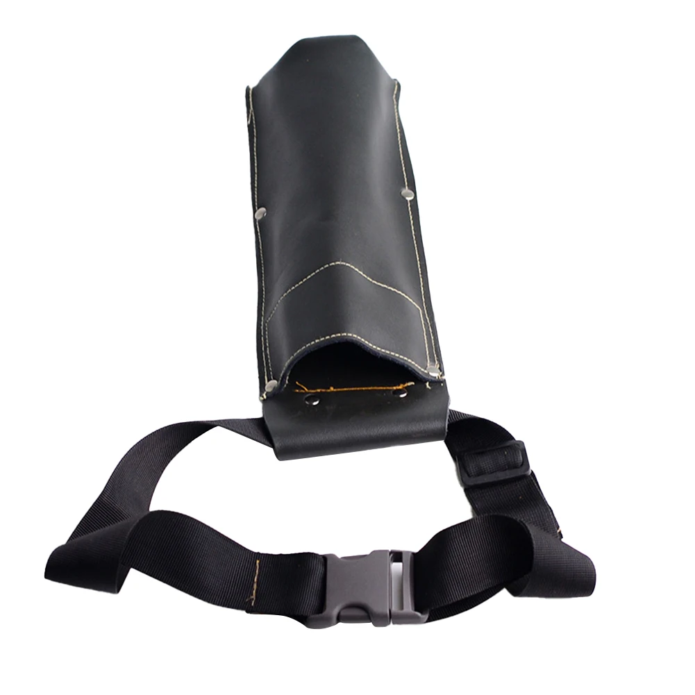 Leather Welding Rod Holder Bag with Spacious Design and Adjustable Belt for Secure and Convenient Electrode Storage