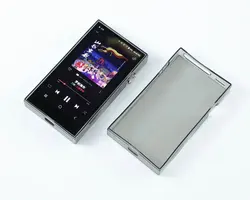 Soft Cover Crystal TPU Clear Case for iriver A&futura SE300 With Screen Protection Tempered Glass