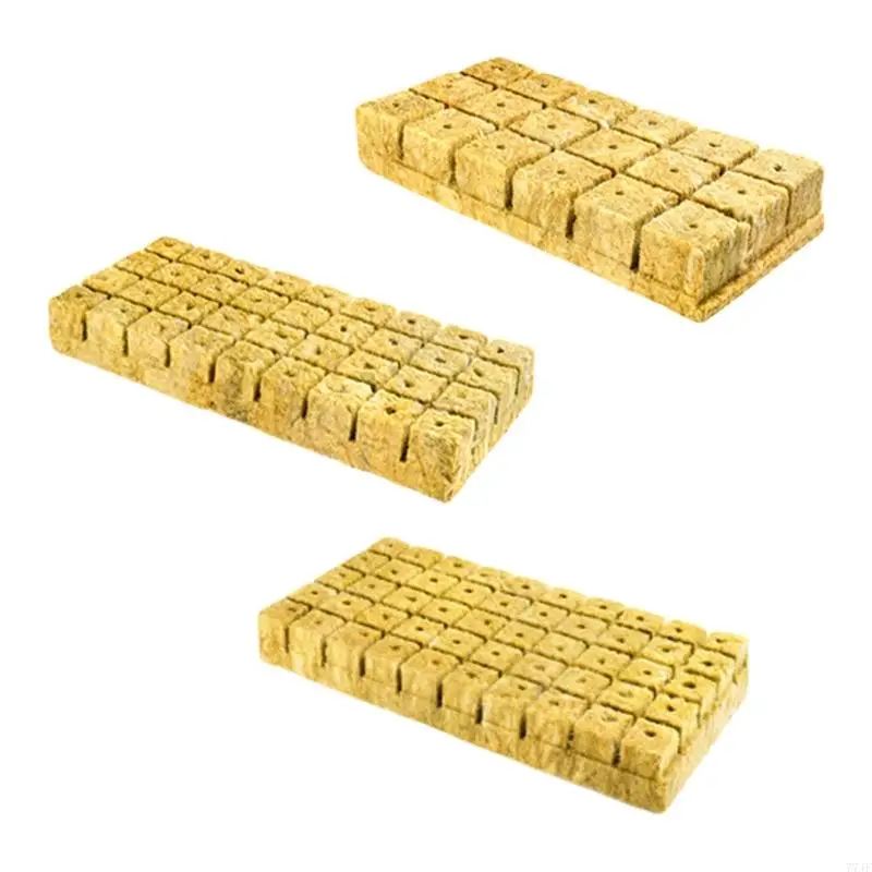 

77JF Rock Wool Based Hydroponic Growth Slabs Perfect for Educational Lab and Commercial Nurseries