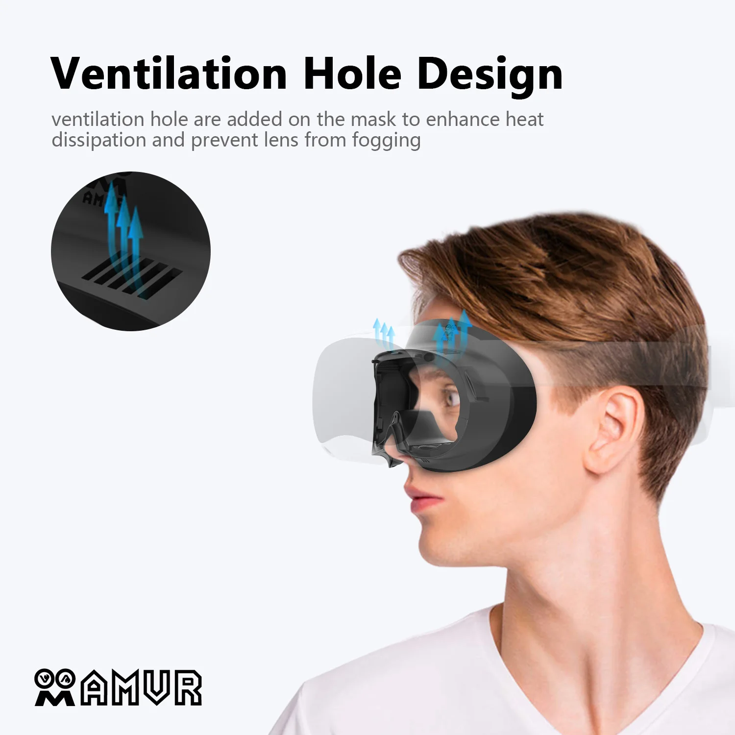 AMVR Face Cover for Pico 4 VR Headset Face Interface Bracket Replacement Washable Sponge Leather Pad for PICO4 / Pro Accessories