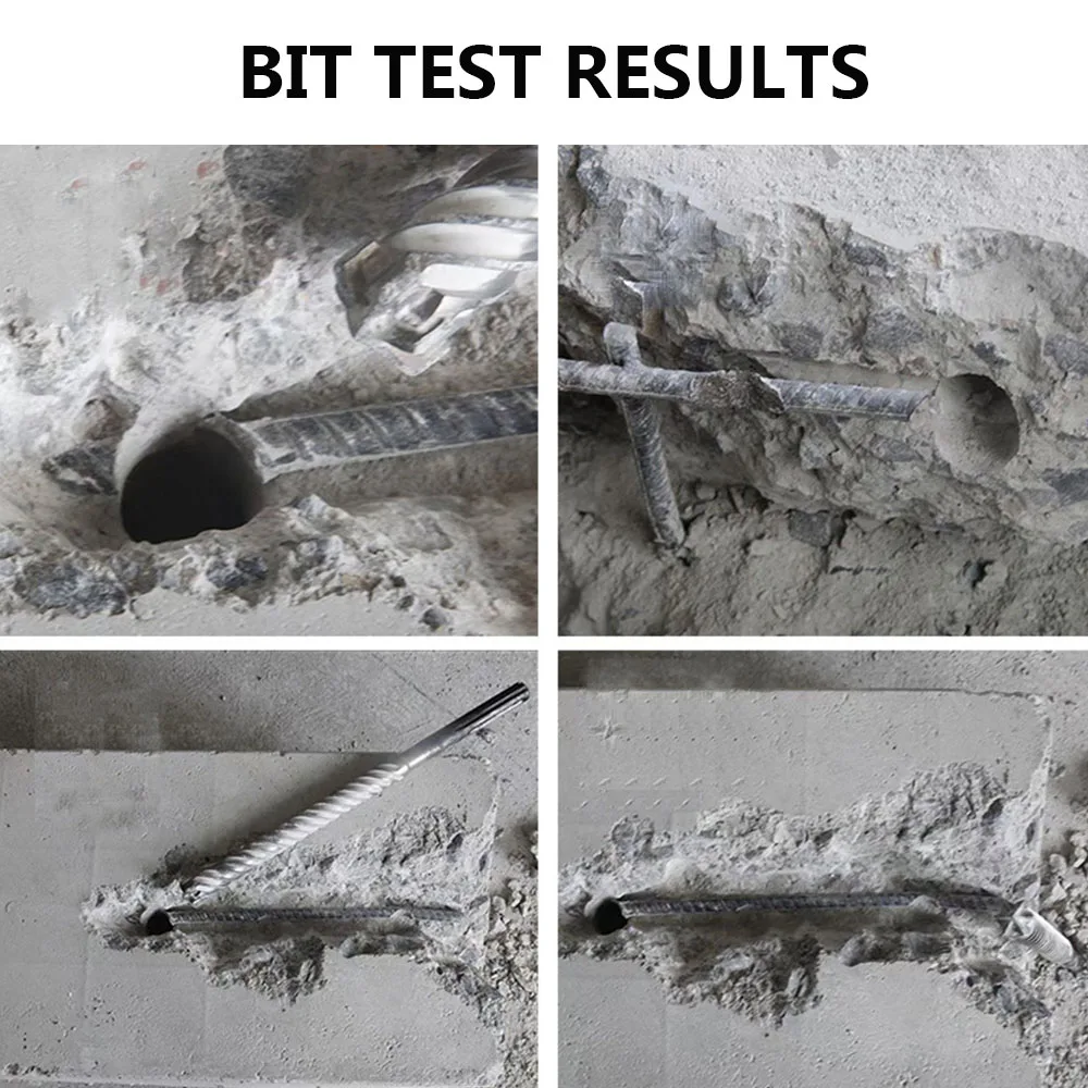 Imagem -06 - Sds-max Shank Impact Drill Bit Acessórios para Ferramentas de Perfuração de Paredes de Cimento Concreto Stones 18 mm 20 mm 22 mm 23 mm 24 mm 25 mm 28 mm 30 Milímetros 32 Milímetros 35 Milímetros