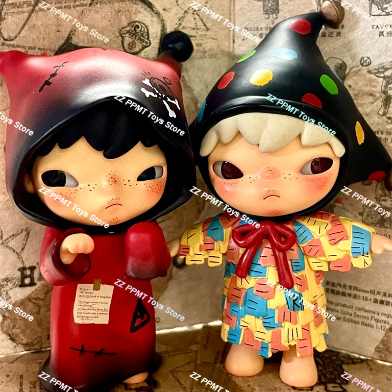 POPMART Hirono Echo Series, оригинальная слепая коробка, игрушки, загадочная коробка, украшения, фигурки, декор, настольная модель-сюрприз, куклы, подарки, игрушки
