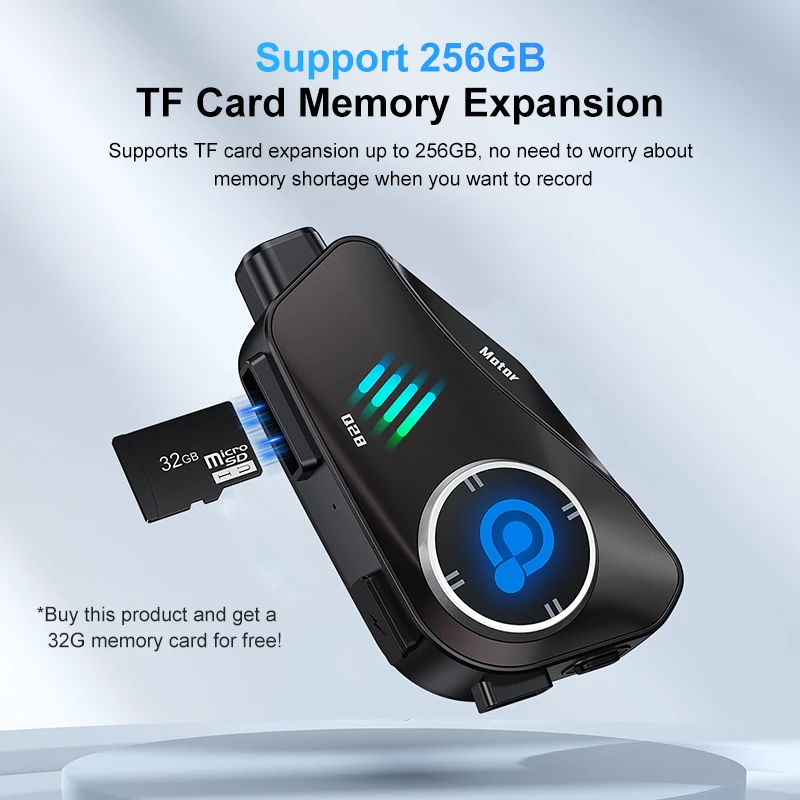 Q28 Bluetooth Motorcycle Helmet Headset 1080P HD Video Dashcam Wide-angle Lens Wireless Camera Waterproof motorbike Recorder image 5