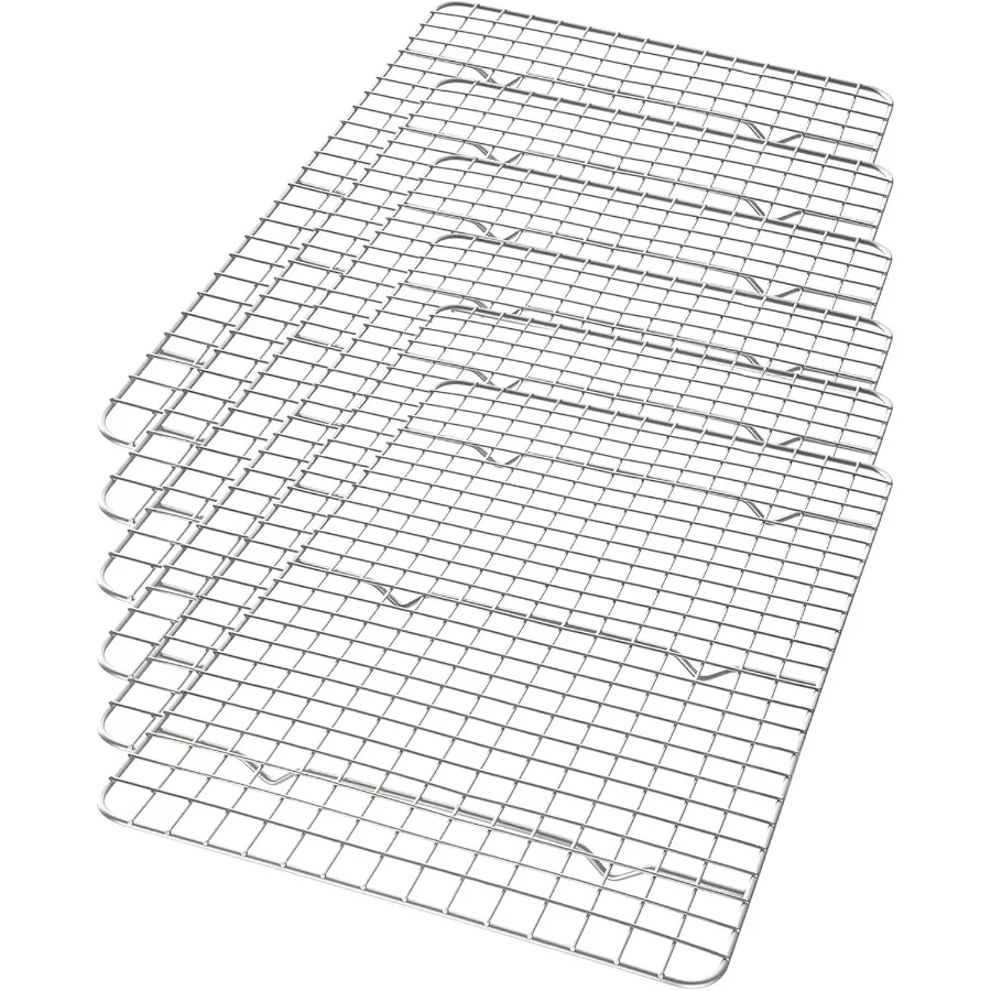 

Stainless Steel Cooling Rack Size -Medium, 10 x 15 Inches, Dishwasher-Safe, Oven Safe, Cookie Cooling Racks for Baking & Cooking