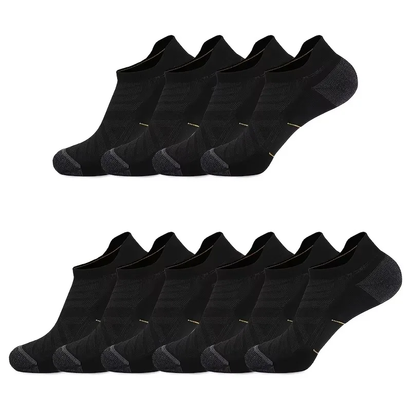 5 pares Unisex lana merina tobillo senderismo calcetines para correr soporte de compresión cojín grueso No Show calcetines hombres mujeres calcetines transpirables