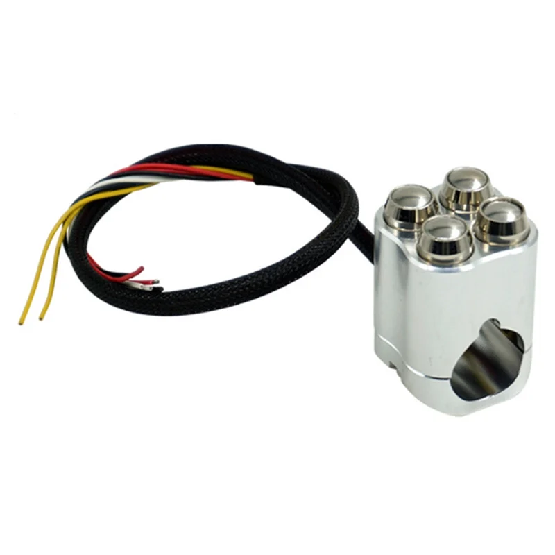 ممتاز-دراجة نارية متعددة الوظائف المقود التبديل مناسبة 28 مللي متر المقود التحكم التبديل بدء القرن ضوء بدوره إشارة