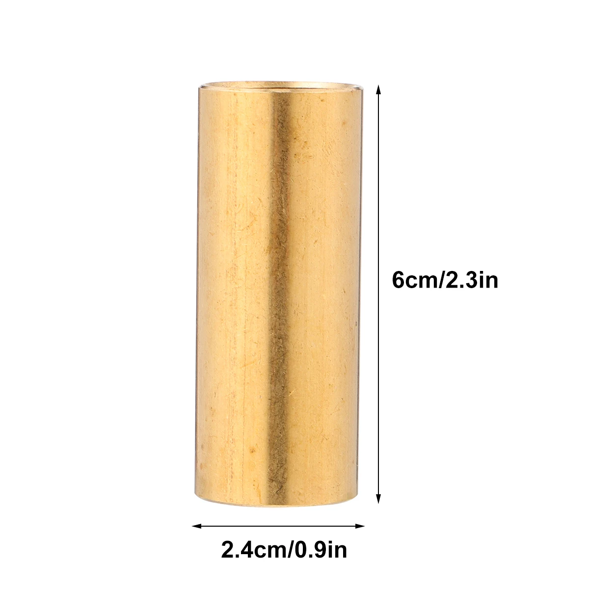 

Premium Brass Guitar Slide Finger Sleeve Metal Bottleneck Standard Durable Smooth Gliding Professional Guitarists Guitar