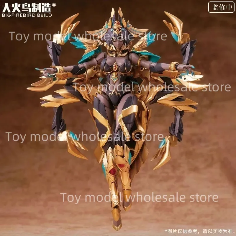 Em estoque Bigfirebird Build EX03 EX-03 NACHA Figura Ation Transformável Mecha Golden Empress Spider