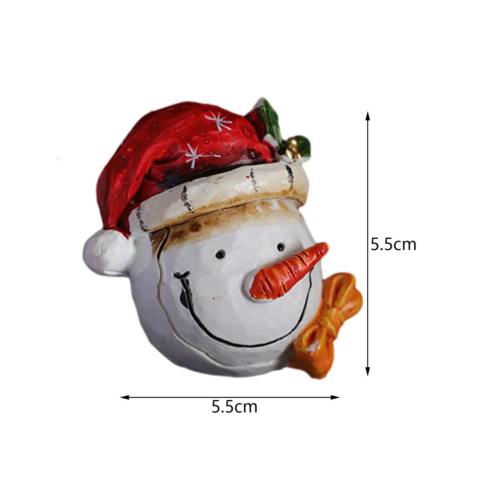 Hand Painted Resin Figurines Creative Xmas Sculpture Christmas Figurines Table Statues