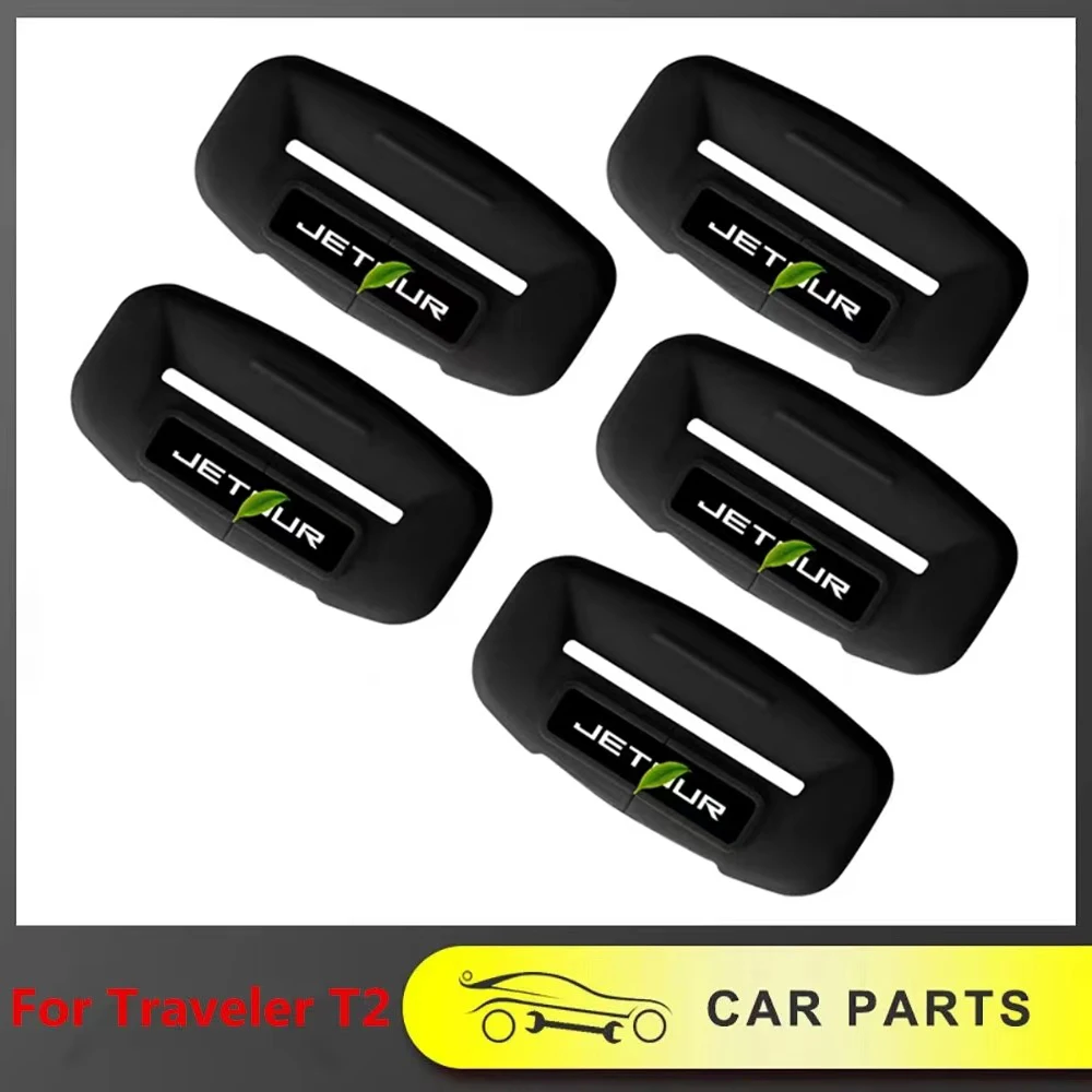 

Suitable For Jetour Traveler Shanhai T2/T1 2023-2025 Seat Belt Plug Silicone Cover Protective Cover Interior Modification