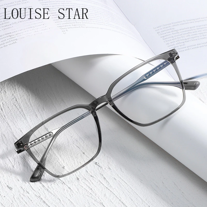 Ultra Light Pure Titanium Glasses, Popular on The Internet, Men's Business Glasses Frame TR90, Exquisite and Simple Frame