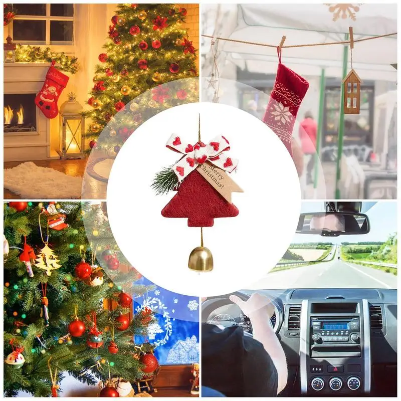 أجراس عيد الميلاد الحلي الباب الأمامي جلجل أجراس أجراس الحائط الزخرفية الحلي الجميلة الباب الأمامي جلجل أجراس للجدار