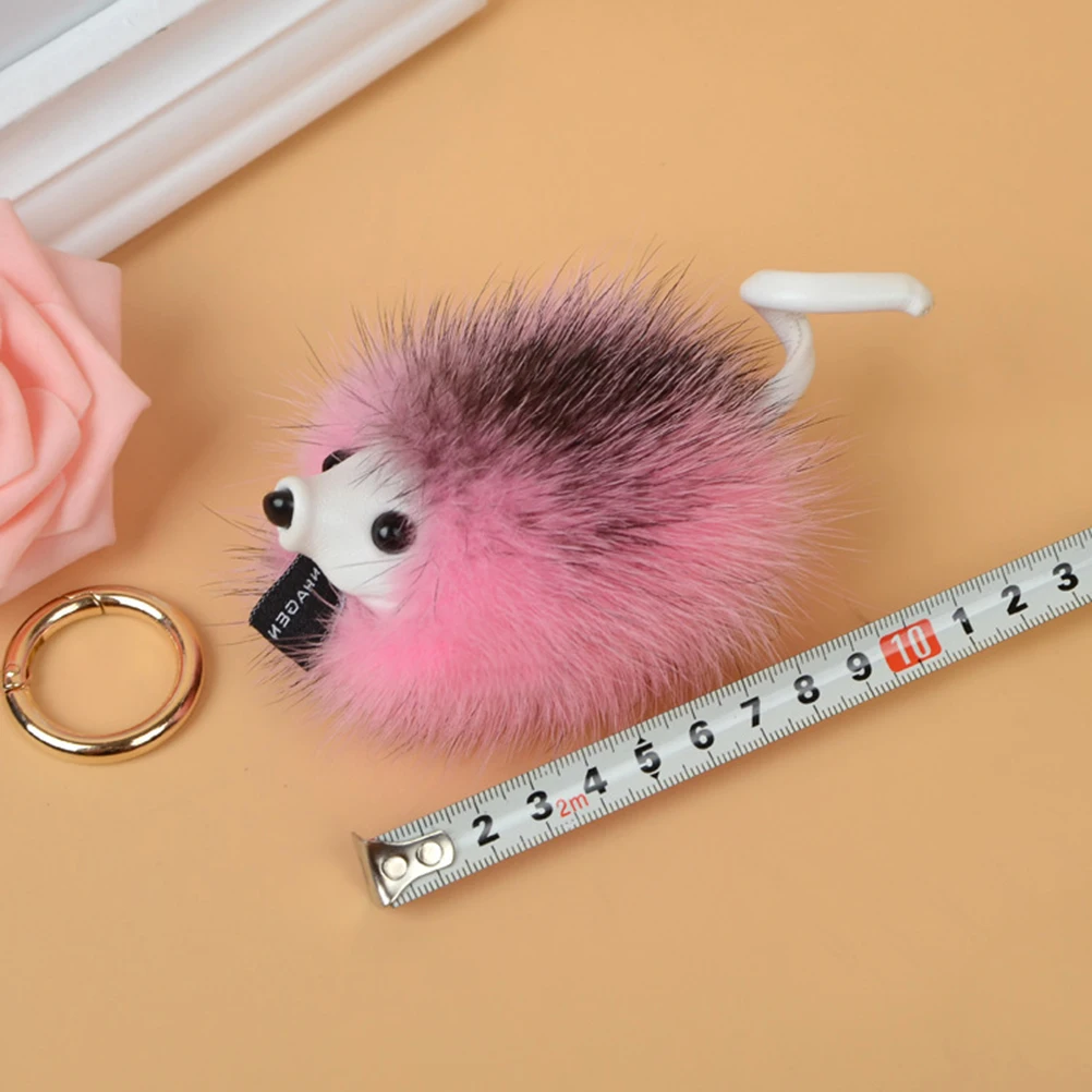 

Cute Hedgehog Keychain Key Ring Pendant Charm for Handbag Purse Backpack Car Keys Decorative Ornaments Gift Random Color Zinc