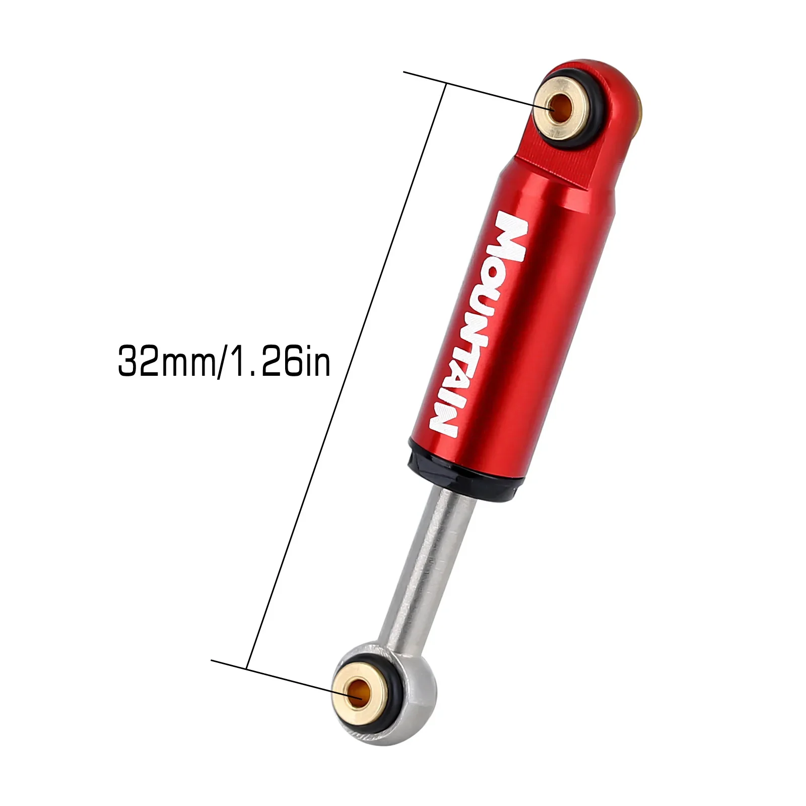 INJORA CNC 32mm wewnętrzna sprężyna przepustnica powietrza amortyzatory do 1/24 RC samochód samochód terenowy Axial SCX24 AXI90081 AXI00002 AXI00001