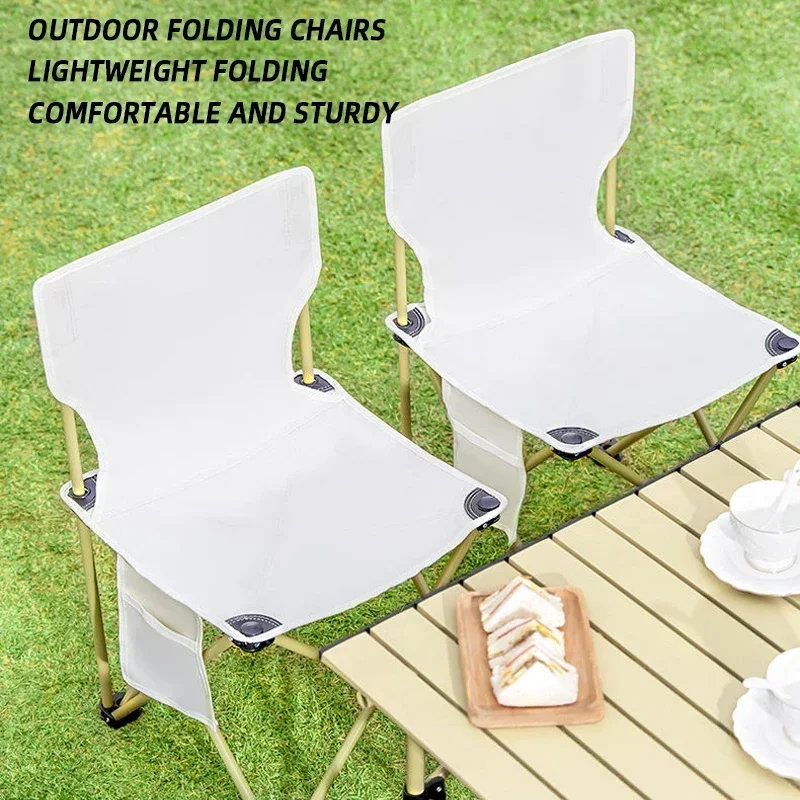 Compact Folding Chair - Portable Outdoor Stool for Camping Fishing & Art Lightweight & Durable